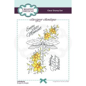 Creative Expressions Clear Stamp - Dragonfly Delight