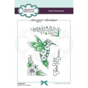 Creative Expressions Clear Stamp - Follow Your Dreams