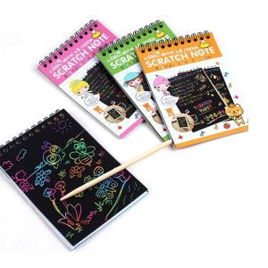 Scratch Magic Doodle Book With Wooden Pen Small