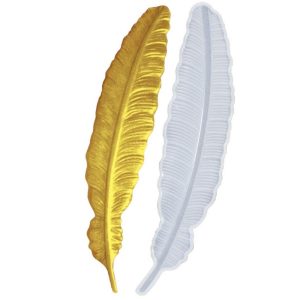 Silicon Mould - Feather Shaped Bookmark