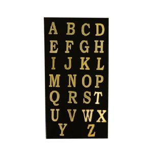 Acrylic Cutout Alphabets - Gold