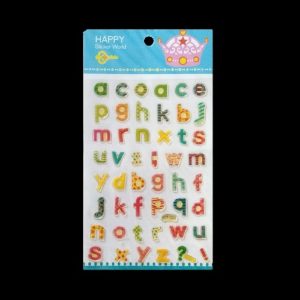 Self Adhesive Scrapbook Happy Sticker World - Alphabets