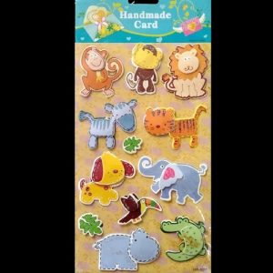 Hand Made Card Stickers - Animals