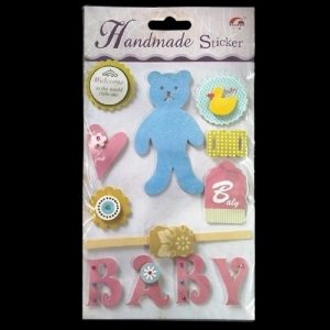 Handmade Stickers - Baby Theme
