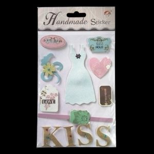 Handmade Stickers - Kiss