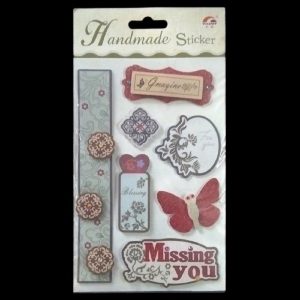Handmade Stickers - Missing You