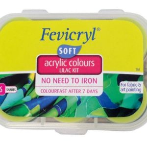 Fevicryl Fabric Colours Soft Lilac Kit - Pack Of 6 Shades