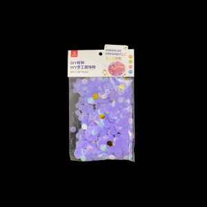 Lavender Colour Paper Embellishment Or Confetti