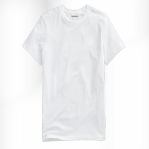 Macreats White Cotton Tshirt - Bio Washed Xtra Large