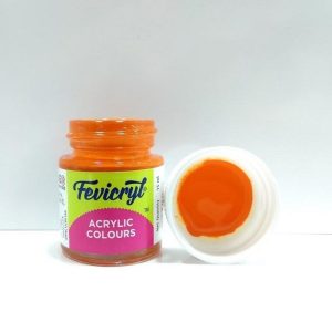 Fevicryl Acrylic Paint - Orange