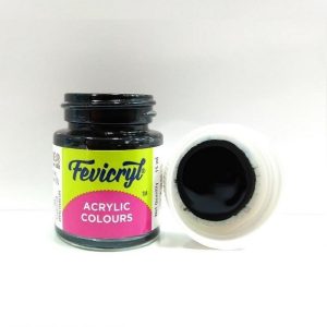 Fevicryl Acrylic Paint - Black