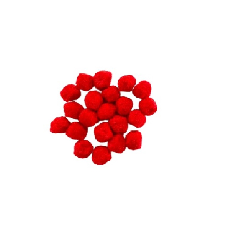 Buy OneStoreIndia Red Cotton Handcrafted Pom-Pom Balls Online at