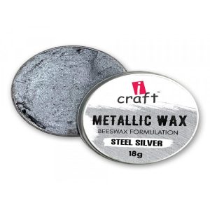 iCraft Metallic Wax - Steel Silver