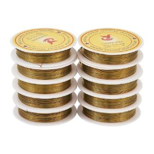 Jewellery Beading Wire Roll - Gold