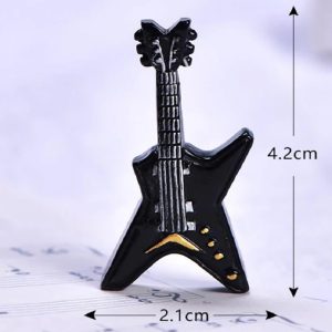 Miniature Black Guitar
