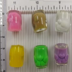 Miniature Colourful Juice Glasses