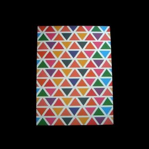 Mixed Colour Printed Paper A4 Size - Triangles