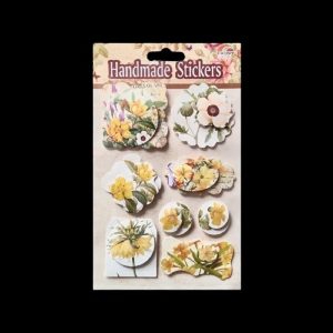Handmade Stickers - Yellow Flowers