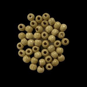 Natural Round Wooden Beads - 8 mm