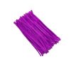 Chenille Stems or Pipe Cleaners - Purple- Per Pack 10 Pieces