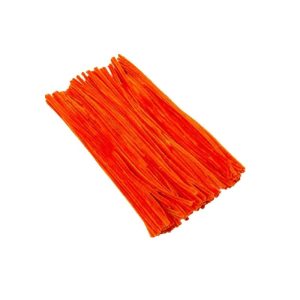 Chenille Stems or Pipe Cleaners - Orange