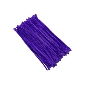 Chenille Stems or Pipe Cleaners - Dark Purple
