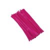 Chenille Stems or Pipe Cleaners - Dark Pink- Per Pack 10 Pieces