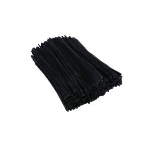 Chenille Stems or Pipe Cleaners - Black