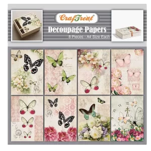 Craftreat Decoupage Paper - Butterfly Buddies