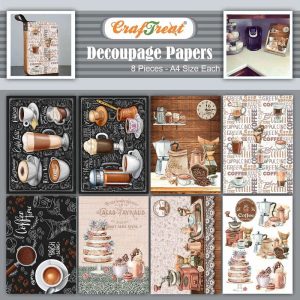 Craftreat Decoupage Paper - Coffee
