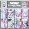 Craftreat Decoupage Paper - Women With Blooms