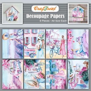 Craftreat Decoupage Paper - Women With Blooms