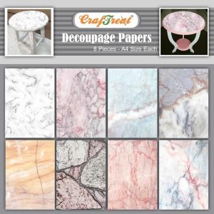 Craftreat Decoupage Paper - Marble