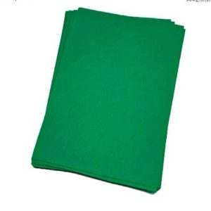 Green Felt Sheet 1mm - A3