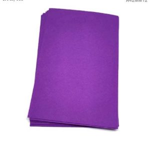 Dark Purple Felt Sheet 1mm - A3
