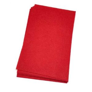 Red Felt Sheet 1mm - A3
