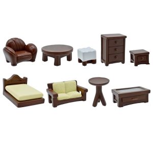 Miniature Furniture Set Of 9 Pieces