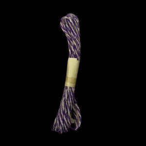 Purple With Natural  Jute Twine