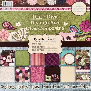 Recollections Signature Dixie Diva Paper Pad 12 x 12