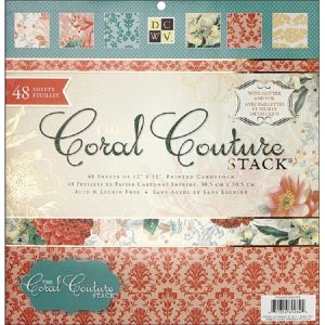 DCWV Coral Couture Paper StacK 12 x 12