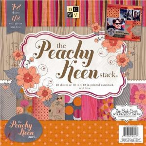 DCWV The Peachy Keen Paper Stack 12 x 12