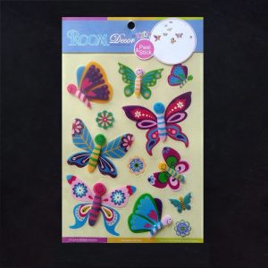 Self Adhesive Room Decor Sticker - Butterfly Pattern