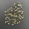 Half Moon Kundan Stones – White