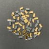 Rectangle Kundan Stones – Gold