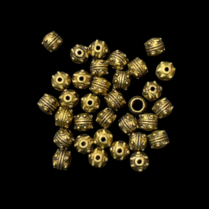 Antique Gold Round Spacer beads
