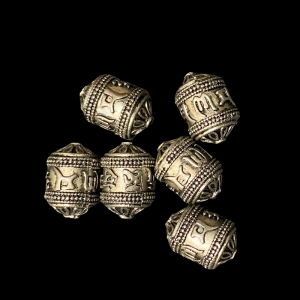 German Silver Tibetan Spacer bead