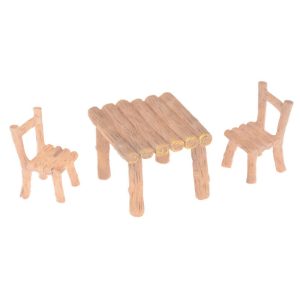 Miniature Wooden Table And Chair