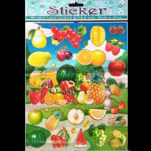 Self Adhesive Stickers - Fruits Theme