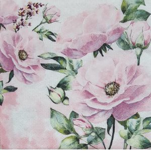 Rose Garden Decoupage Napkin