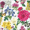 Botanical Flowers Decoupage Napkin